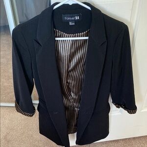 Forever 21 Women's Black Blazer